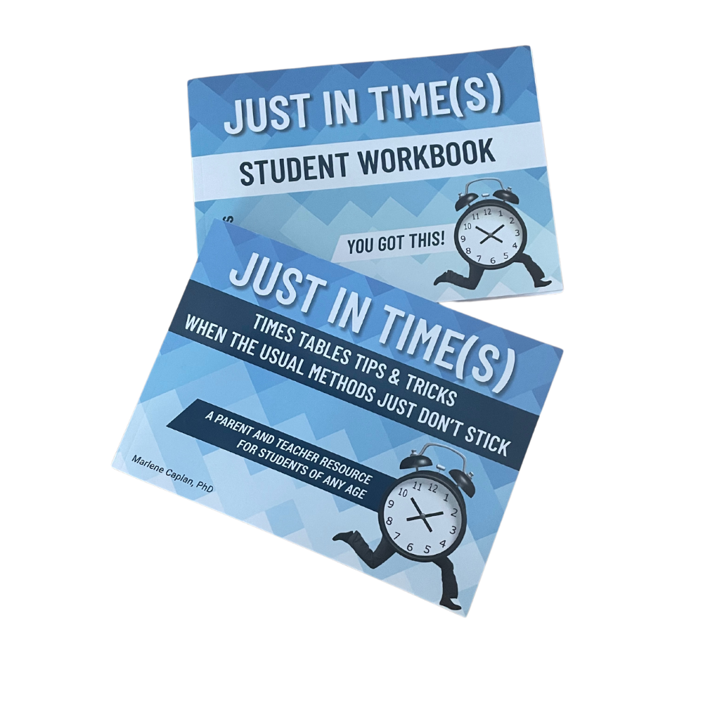 Just in Time(s) Bundle  Parent/Teacher Book and Student Workbook